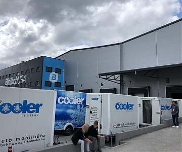 Hűtőkocsi bérlés - Fesztiválra