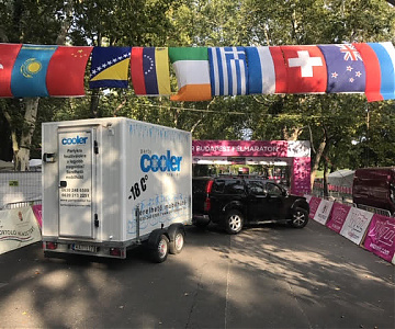 Hűtőkocsi bérlés - Sziget fesztivál