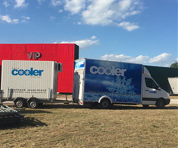 Hűtőkocsi bérlés - Sziget fesztivál