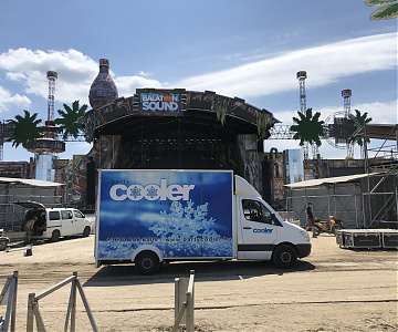 Hűtőkocsi bérlés - Balaton sound