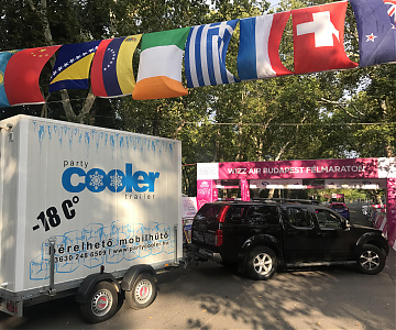 Hűtőkocsi bérlés - Sziget fesztivál
